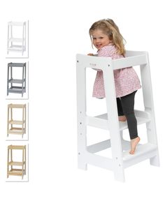 in stock Toddler Kitchen Stool, Montessori Philosophy, Toddler Tower, Toddler Step Stool, Toddler Kitchen, Kitchen Step Stool, Baby Montessori, Wooden Step Stool, Kitchen Stool