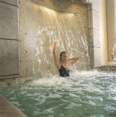 an image of a man in the bathtub that is on his cell phone screen