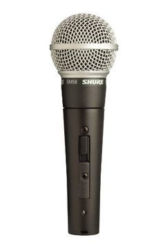 the shuru microphone is shown on a white background