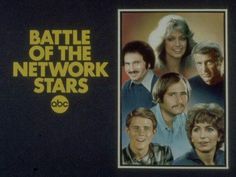 an advertisement for the television series battle of the network stars