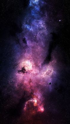 an image of some very colorful space in the sky