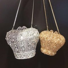 Newest Crystal Diamond Chain Evening Bag Dazzling clutch bag Women Evening bag Metal Clutches Bridal Purse For Wedding, Diamond Clutch, Diamond Party, Bling Bags, Rhinestone Clutch, Party Clutch, Crystal Diamond, Shoulder Chain, Pink Hat