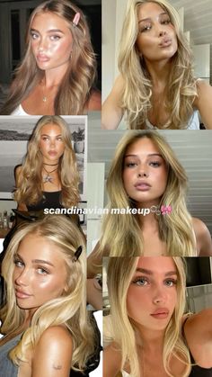 Scandinavian Makeup, Dewy Summer Makeup, Summer Makeup Looks, Formal Makeup, Dewy Makeup