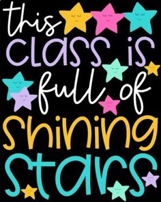 this class is full of shining stars