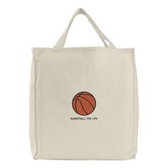 Personalized Basketball  Ball embroidered Tote Bag Beige Bags With Embroidered Logo For Daily Use, Beige Shoulder Bag With Embroidered Logo For Everyday Use, Beige Tote Bag With Embroidered Logo, Casual Embroidered Canvas Bag For Daily Use, Casual Bags With Letter Embroidery For Daily Use, Canvas Tote Bag With Embroidered Logo, Canvas Shoulder Bag With Embroidered Logo And Rectangular Shape, Cotton Shoulder Bag With Embroidered Logo For Shopping, Beige Rectangular Canvas Bag With Embroidered Logo