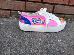 Custom shoes just for you! get your most beloved cartoon or movie characters and logos on your favorite shoes. The shoes displayed are examples of what I have done, if you have questions about having some made just ask! Favorite Shoes, Shoe Display, Movie Characters, Custom Shoes, Sneakers Athletic, Athletic Shoes, Shoes Sneakers, Sneakers, United States