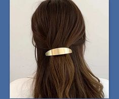 Minimalist Daily Hair Clip: Simple and Stylish A perfect gift for birthday, anniversary, bridesmaids, graduation, friendship, and sisters. Minimalist and chic that's perfect for everyday wear. Mint Hair, Bun Updo, French Clip, Hair Accessories Clips, French Hair, Hair Accessories Gift, Metallic Hair, Gold Hair, Scrunchie Hairstyles