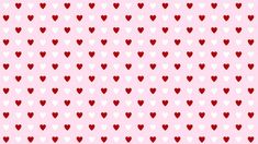 red and white hearts on a pink background