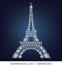 the eiffel tower is made up of diamonds