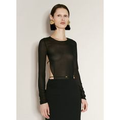 Georgette Bodysuit In Silk Blend. Crewneck Rear Hook-And-Eye Fastening Long Sleeves Open Rear Sheer 90% Silk, 10% Elastane. Hand Wash Color: Black Code: 791344 Y37te 1000 Sku: Ln-Sla0256002blk Welcome To The Official Luosophy Poshmark Closet! Luosophy Is A Luxury Brand Reselling Company Founded In San Diego, Ca From 2016. All Our Products Are Imported From Italy And Sold In The Usa. We Do Our Best To Provide High Fashion, Luxury Items At Affordable Prices. We Guarantee All Our Products Are 100% Black Satin Blouse, Leather Tank Top, Lace Camisole Top, Women's Henley, Ribbed Turtleneck Sweater, Poplin Top, Roll Neck Sweater, Silk Tank Top, Lace Camisole