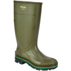 BOOT WORK HI OLIVE GREEN 8<p>Features TDT innovations and a compound blend engineered to withstand degradation from many harsh chemicals. Injection molded construction allows for a dual PVC outsole. The perimeter is formulated for abrasion and long wear  while the center sole is softer to allow more surface to surface contact to control traction on slick surfaces.</p> Green Insulated Boots For Outdoor Work, Insulated Green Boots For Outdoor Work, Durable Khaki Waterproof Boots With Round Toe, Green Insulated Boots With Round Toe, Casual Green Durable Boots, Khaki Round Toe Work Boots For Outdoor, Durable Green Round Toe Boots, Durable Green Waterproof Boots For Outdoor Work, Green Insulated Waterproof Boots With Round Toe