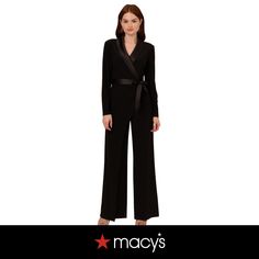 in stock Tuxedo Jumpsuit, Adrianna Papell, Black Jumpsuit, Women Long Sleeve, In Store, Pick Up, Buy Online, Pants For Women, Jumpsuit