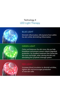 4-IN-1 DEVICE FOR HOME USE - Luma harnesses 4 powerful yet completely natural technologies to give you an all in one skincare tool. This skin therapy wand allows you to use each mode individually or combine them for tailored therapies including anti-aging, skin firming, and more depending on your skin care goals.LED LIGHT THERAPY & WAVE PENETRATING CELL STIMULATION - Luma's first 2 modes include powerful red, blue and green leds. Light therapy has been clinically proven to naturally help fig Led Lights Facial, Led Light Face Therapy, Green Light Therapy Benefits, Red Light Therapy For Face, Led Red Light Therapy Skin Care, Best Red Light Therapy Devices, Led Light Therapy Benefits, Led Mask Therapy, Skin Care Goals