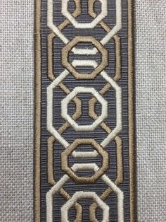 the back side of a black and white bookmark with an intricate design on it