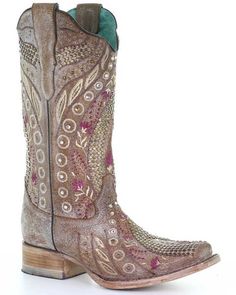 Western Boots Cavender's, Square Toe Boots Cowgirl Cavender's, Luxury Formal Cowboy Boots With Square Toe, Womens Cowboy Boots Cavender's, Women Cowboy Boots Cavender's, Corral Shoe Boots Tall, Cowboy Boots Women Cavender's, Luxury Round Toe Cowboy Boots For Party, Luxury Spring Cowboy Boots With Reinforced Heel