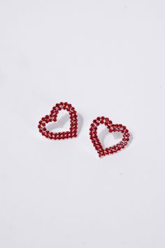 Add a touch of elegance to your Valentine's Day look with our Brianna Heart Pave Drop Earrings. Featuring stunning heart-shaped pave stones, these earrings will make a statement of love and sophistication. Made with high-quality materials, they are sure to be a treasured addition to any jewelry collection. SizeHEIGHT: 0.75"WIDTH: 0.9" QualityMade with Quality Materials for Endurance. ImportedE7074 Heart-shaped Rhinestone Earrings For Valentine's Day, Heart Shaped Rhinestone Earrings For Valentine's Day, Heart-shaped Crystal Rhinestone Earrings For Valentine's Day, Heart-shaped Rhinestone Earrings For Valentine's Day Anniversary, Valentine's Day Heart-shaped Crystal Earrings With Rhinestones, Rhinestone Earrings For Anniversary, Valentine's Day, Heart-shaped Crystal Earrings For Valentine's Day, Heart-shaped Rhinestone Earrings For Anniversary, Red Heart-shaped Rhinestone Jewelry