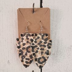 Leopard Print & Rhinestones! Faux Leather Lightweight! Just Trying To Purge Boutique Overstock! Faux Leather Earrings, Earrings Color, Leather Earrings, Black Cream, Leopard Print, Faux Leather, Women Accessories, Boutique, Cream