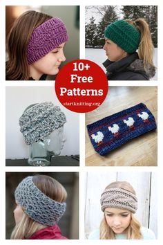 the top ten free crochet patterns for headbands and ear warmers