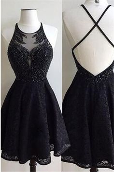 homecoming dress#party dress#party gowns#black homecoming dress#lace beaded party dresses#yczzlybridal Black Prom Dress Short, Lace Beading, Black Homecoming Dress, Black Lace Shorts, Dress Backless, Black Prom Dress, Sequin Prom Dresses, Short Homecoming Dress, Homecoming Dresses Black