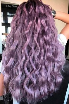 Violet Hair Colors, Violet Colour, Pastel Violet, Purple Ombre Hair, Brown Ombre Hair, Violet Hair, Lilac Hair, Lavender Hair, Beautiful Hair Color