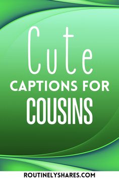 Find the best captions for cousins that are cute, funny or short. Cousin Quotes And Sayings, Best Captions, Cousin Quotes, Best Cousin, Cute Captions, Cool Captions