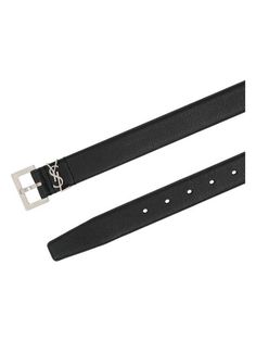 Add a touch of edgy sophistication to your look with this black smooth leather belt. Perfect for adding a stylish finishing touch to any outfit, this adjustable belt features silver-coloured metal hardware and a logo on the buckle, making it a versatile and timeless accessory. Adjustable size for the perfect fit Sleek black smooth leather Silver-coloured metal hardware Logo on buckle for added style Hardware Logo, Black Leather Belt, Timeless Accessories, Elevate Your Look, Leather Silver, Adjustable Belt, Metal Hardware, Belt Size, Black Belt