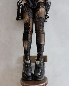 Juxtaposition Outfits, Goth Rock Aesthetic, Eccentric Dresses, Goth Ideas, Goblincore Fairycore, Goth Fairycore, Occult Fashion, Diy Vetement, Estilo Punk