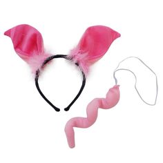 Are you dressing up as one of the three little pigs? Or having a farm themed party? This is the perfect start to your DIY pig costume. Plush pig headband ears and matching tail. One size fits most, toddler and up. Great for birthday parties or just dress up fun. Makes a great party favor too! Tail must be pinned to attach. Pair with a tutu for an easy, quick costume. Diy Pig Costume, Pig Costume Diy, Pig Headband, Cheetah Halloween Costume, Pig Halloween Costume, Pig Costume, Thanksgiving Crafts Decorations, Tutu Size Chart, Pig Halloween