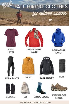 the best fall hiking clothes for outdoor women