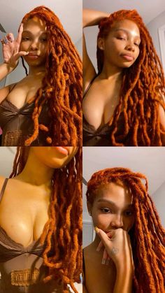 Dyed Natural Hair, Loc Journey, Dreadlock Hairstyles