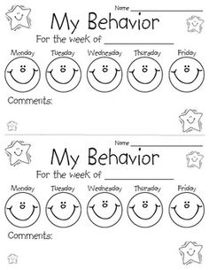 two worksheets with different faces and words for the day of the week,