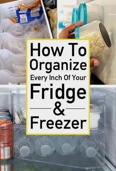 how to organize every inch of your fridge and freezer