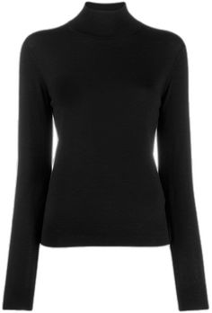 Elegant Turtleneck Mock Neck Top, Black Fine Knit Turtleneck Sweater, Black Stretch Fine Knit Turtleneck, Black Stretch Turtleneck With Fine Knit, Black Stretch Turtleneck In Fine Knit, Chic Black Fine Knit Turtleneck, Chic Fine Knit High Neck Turtleneck, Chic High Neck Fine Knit Turtleneck, Black High Neck Cashmere Top