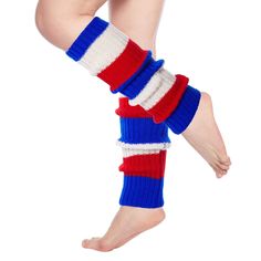 Made from high-quality materials, designed to fit most sizes,they are great gift for friends or family members. Trendy Fitted Blue Leg Warmers, Trendy Red Leg Warmers For Winter, Casual Blue Stretch Leg Warmers, Blue Fitted Casual Leg Warmers, Casual Fitted Blue Leg Warmers, Blue One-size Leg Warmers For Fall, Casual Stretch Multicolor Leg Warmers, Blue Fitted Leg Warmers For Fall, Fitted Blue Leg Warmers For Winter