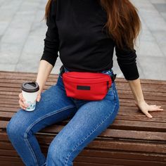 Fanny Bag / Fanny / Fanny Pack / Waist Pack / Pack / Festival Fanny Pack /  Hip Pack / Fanny Pack Wo Casual Red Belt Bag For Daily Use, Fannypack Outfits, Fanny Pack Women, Diy Crochet Bag, Hip Pack, Fanny Bag, Small Messenger Bag, Leather Belt Bag, Blue Backpack