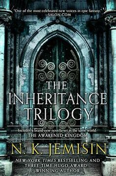 the book cover for the inferiancee trilogy by n k jemsin