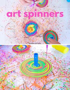 STEM becomes STEAM as we integrate science with art in these awesome science art projects for kids! Get ready to get your mind blown! Steam Art Toddlers, Art Meets Science, Messy Art Projects, Steam Activity For Kids, Messy Art For Kids, Steam Painting, Invention Ideas For School Projects, Stem Art Projects, Messy Art Activities