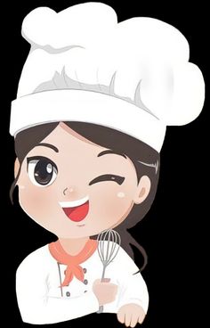 a woman wearing a chef's hat and holding a whisk