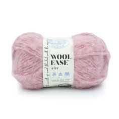 wool ease yarn in light pink