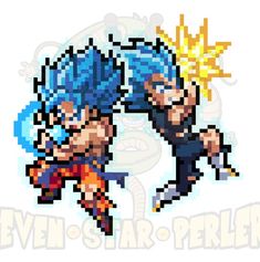 Pixel Drawing, Minecraft Pixel Art, Iron Beads, Perler Bead Art, Fuse Beads, Anime Dragon Ball Super, Anime Dragon Ball, Hama Beads, Dragon Ball Super