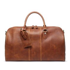 Mens Vintage Leather Large Duffle Bag Multi-Color - Woosir Large Duffle Bag, Leather Computer Bag, Mini Duffle Bag, Mens Gym Bag, Leather Duffel Bag, Leather Weekender Bag, Leather Duffel, Leather Weekender, Mens Travel