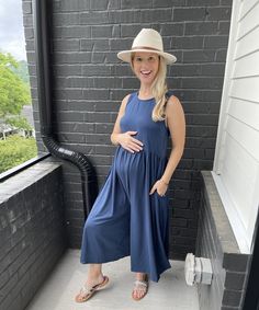 For the cool mom, our new Wila jumpsuit is a whole vibe. It will become your go-to for staying stylish from summer into fall. Features cropped wide legs and pockets Color: Blue 50% Vicose, 46% Cotton, 4% Spandex Maternity, Postpartum & Nursing-Friendly Size Chart Questions? Use the chat icon to connect with a stylist! Maternity Stores, Postpartum Nursing, Chat Icon, Casual Maternity, Maternity Jumpsuit, Cool Mom, Nursing Friendly, Dress Order, Wide Legs