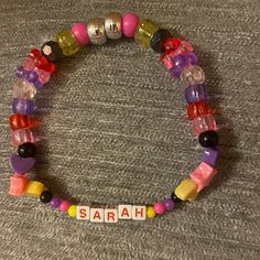 Sarah Sanderson The Youngest Sibling Youngest Sibling, Sisters Bracelet, Sarah Sanderson, Sister Bracelet, Sanderson Sisters, Craft Corner, Bracelet Ideas, Hocus Pocus, Handmade Bracelet