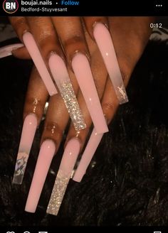 Dope Nail Designs, Exotic Nails, Long Acrylic Nails Coffin, Acrylic Nails Coffin Pink, Bling Acrylic Nails, Acrylic Nails Coffin Short