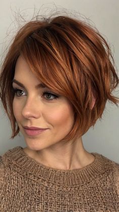 Chic 39 Copper Hair Color Ideas Ideas for Copper and Chestnut Blended Layers 🌺 Blended Layers, Copper Hair Color Ideas, Kim Hair, Henna Hair, Copper Hair Color, Hair Advice, Hair Brained, Short Hair Color, Heat Damage