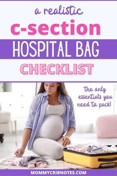 c-section hospital bag, c-section hospital bag checklist, hospital bag checklist, hospital mommy bag, c section hospital bag, c-section essentials, hospital bag packing list Csection Hospital Bag, C Section Hospital Bag, Pregnancy Freebies, Baby Hospital Bag Checklist, Bag Packing List, Packing Hospital Bag, Baby Hospital Bag