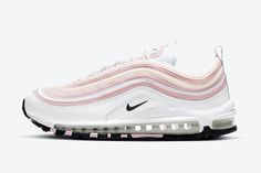 Nike Air Max 97 Women, Jordan 1 Mid Women, White Arrangement, Nike M2k, Cream Fashion, Nike Air Shoes, Shoes For Sale, Nike Air Max For Women