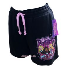 Bratz Shorts New With Tags Bratz Merch, Bratz Black, Pacsun Mom Jeans, Linen Shorts Women, Mom Jeans Shorts, Velvet Shorts, Dark Feminine, Girly Accessories, Birthday Board