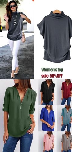 Fashionable ladies casual jacket,unique design+comfortable quality materials,so that you can have a charming summer beauty and fashion outfit Tozer Quotes, Ladies Casual Tops, Flattering Clothes, 50th Clothes, Red Dresses Classy, Over 50 Womens Fashion, Valances, Pinterest Outfits