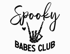 the spooky babes club logo